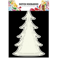 Dutch Dobadoo Dutch Card Art kerst boom ( 2x )