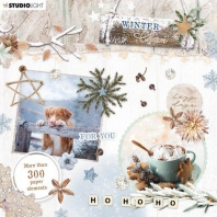Studio Light Die Cut Book Winter Charm nr 665