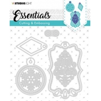 Studio Light Embossing Die Cut Stencil Label Essential nr 321