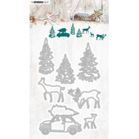 Studio Light Embossing Die Cut Stencil Winter Charms nr 326