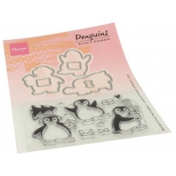 Marianne Design Clear Stamps Eline's Animals - Pinquins 