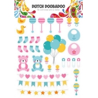 Dutch Doobadoo Dutch Paper Art A4 Baby Elements