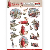 3D Push Out - Nostalgic Christmas - Amy Design - Christmas Village