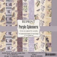 Reprint Purple Ephemera Collection 20,3x20,3cm