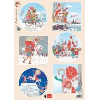Marianne Design Decoupage Sint & Piet