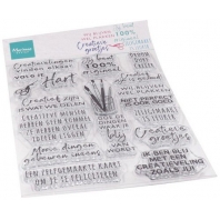 Marianne Design Clear stamps Creatieve groetjes 