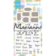 Marianne. Design Stamp & Die set mini labels