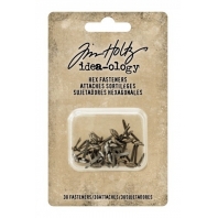 Tim Holtz - Hex Fasteners - 30 stuks