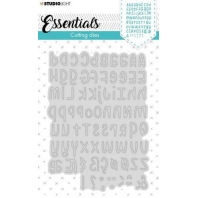 Studio Light Embossing Die Cut Stencil Alphabet Essentials nr 355