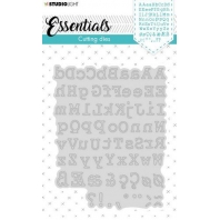Studio Light Embossing Die Cut Stencil Alphabet Essentials nr 356
