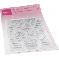 Marianne Design Clear Stamps Marjoleine's BuJo - Maanden & Feest