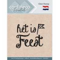 Stempel - Card Deco - Het is Feest