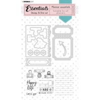Studio Light Stamp & Die -cut Grunge Planner Essentials nr 52