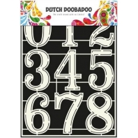 Dutch Doobadoo Dutch Mask Art Stencil Nummers 2 A4