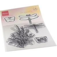 Marianne Design Clear Stamp & Die set Tiny's Libellen