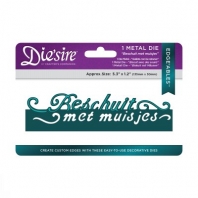 Die'sire - snijmal - Beschuit met muisjes