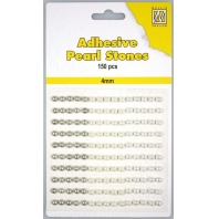 Adhesive Pearl Stones - 150 stuks 