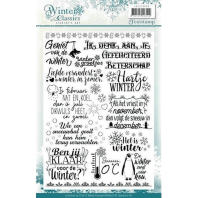 Clearstamp - Jeanine's Art - Winter Classics - tekst